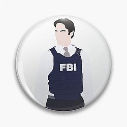 Thomas Gibson FBI Vest Art Pin