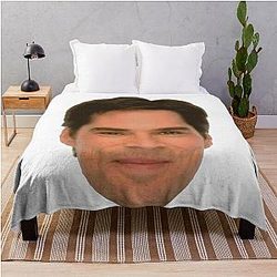 Thomas Gibson Single Head Design Throw Blanket