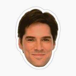 Thomas Gibson single design Sticker