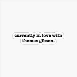 Thomas Gibson Sticker