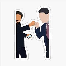 Joe Mantegna and Thomas Gibson Digital Art Stickers