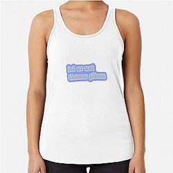 ur not Thomas Gibson Racerback Tank Top