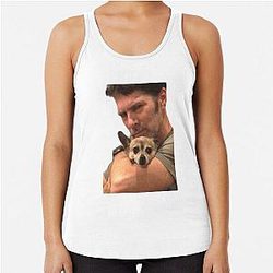 Thomas Gibson & Hazel Hug Racer Back Tank Top