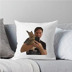 Thomas Gibson Hazel Mirror Selfie Throw Pillow