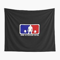 Thorbjornsson 501kg Iconic sports logo tapestry