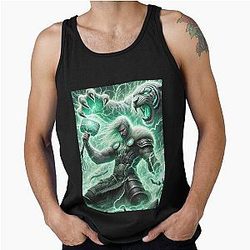 Thor and the Magic Cat Norse Myth Art Tank Top