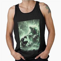 Magni and Thor - Norse Mythology Viking Legend Art Tank Top