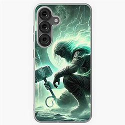 Thor and the Magic Horn – Útgarða-Loki Legend Norse Myth Art Samsung Galaxy Soft Case
