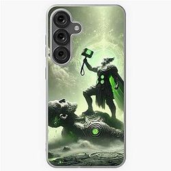 Thor vs Skrymir - Norse Mythology Battle - Viking Art Samsung Galaxy Soft Case
