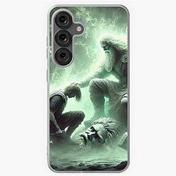 Magni and Thor - Norse Mythology Viking Legend Art Samsung Galaxy Soft Case