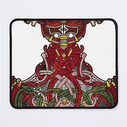 Thor Artwork Norse Mythology Norse God Art Pagan Home Decor Pagan Wall Art Thor Hammer Mjolnir Mouse Pad