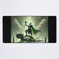 Thor vs. Skrymir – Norse Mythology Viking Art Desk Mat