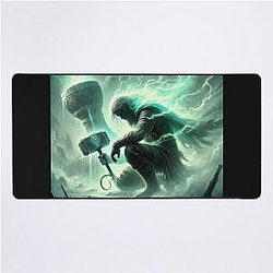 Thor and the Magic Horn - Norse Myth Art Desk Mat