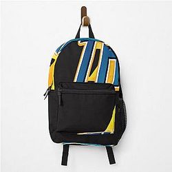 Thor Lightning Bolt Design design in Norse Mythology Comic typography style Backpack