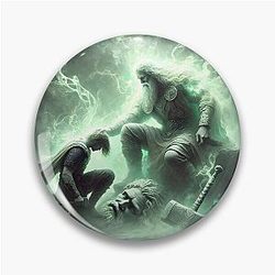 Magni and Thor - Norse Mythology - Viking Legend Art