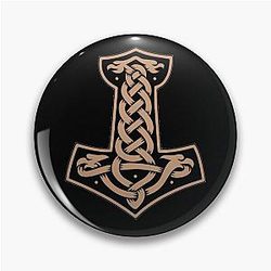 Mjolnir Hammer of Thor Pin