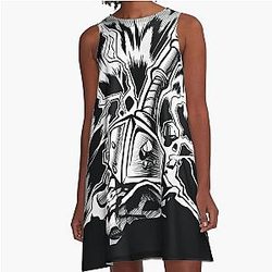 Thor's Hammer Mjolnir - Thor God of Thunder's Hammer A-Line Dress