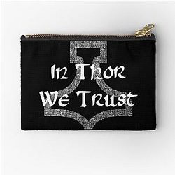 In Thor We Trust Zipper Pouch