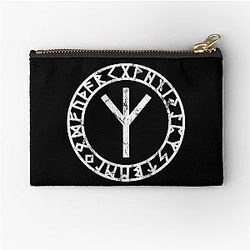 Algiz Runes Amulet Norse Odin Thor Viking Pouch