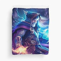 Cosmic Thor Duvet Cover
