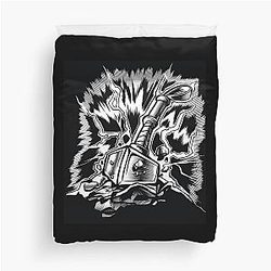 Thor Hammer Mjolnir Duvet Cover