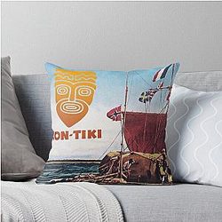 Kon Tiki Throw Pillow