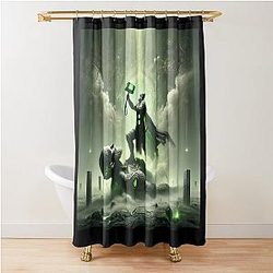 Thor vs. Skrymir Norse Mythology Battle Viking Art Shower Curtain