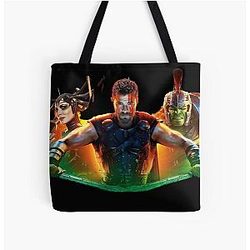 Thor and Friends All Over Print Tote Bag