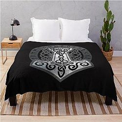 Mjolnir the Hammer of Thor Throw Blanket