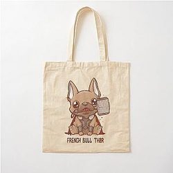 French Bull Cotton Tote Bag