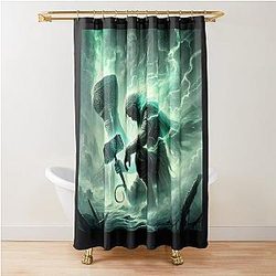 Thor and the Magic Horn; Útgarða-Loki Legend Norse Myth Art Shower Curtain