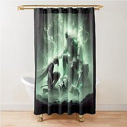 Magni and Thor Norse Mythology Viking Legend Art Shower Curtain