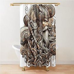 Steam Punk Thunder Shower Curtain