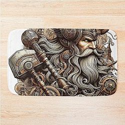 Steampunk Thor Bath Mat