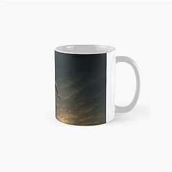Thor with Mjolnir Summoning Lightning Epic Viking God Wall Art Classic Mug