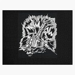 Thor Hammer Mjolnir Thor God of Thunder Hammer Jigsaw Puzzle