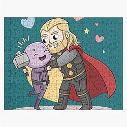 Gods, Thor, and Thanos Jigsaw Puzzle