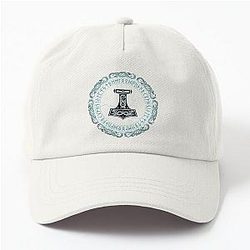 Mjölnir Hammer of Thor Runes Dad Hat