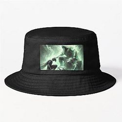 Magni and Thor Norse Mythology Viking Legend Art Bucket Hat