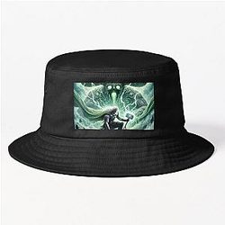 Thor vs. Elli The Trial of Old Age Norse Mythology Art Bucket Hat