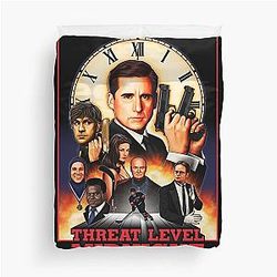 Threat Level Midnight The Office Duvet Cover