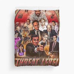 Threat Level Midnight Comedy Duvet Cover