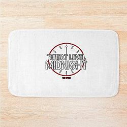 Office Threat Level Midnight Bath Mat