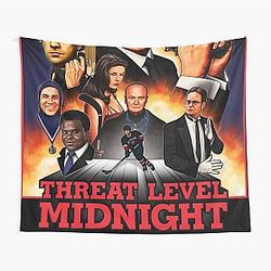 Threat Level Midnight Office Tapestry