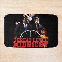 THREAT LEVEL MIDNIGHT Classic T Shirt Bath Mat