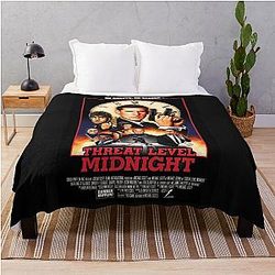 Threat Level Midnight Throw Blanket