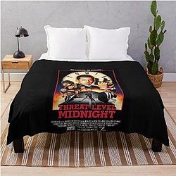 Threat Level Midnight T-Shirt Throw Blanket