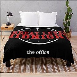 Threat Level Midnight The Office Throw Blanket