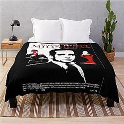 The Office Threat Level Midnight Movie Poster Throw Blanket