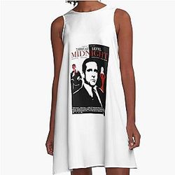 The Office Threat Level Midnight Movie Poster Classic A-Line Dress